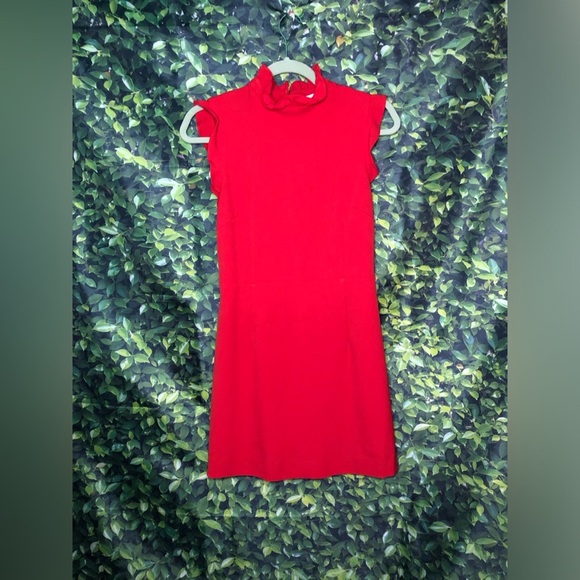 Julie Brown Mya Red Sheath Dress 2 - Picture 3 of 15